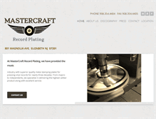 Tablet Screenshot of mastercraftstampers.com